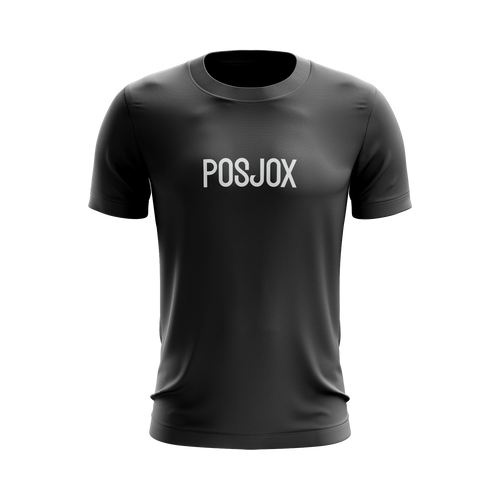 Unisex Premium Integrated Posture Corrector Shirt - Black