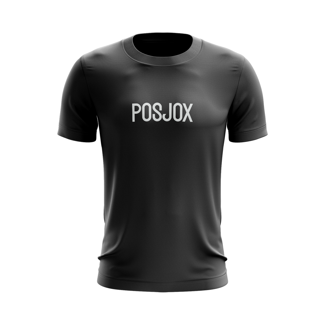 Unisex Premium Integrated Posture Corrector Shirt - Black