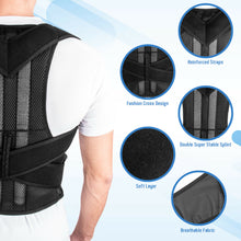 Load image into Gallery viewer, Adjustable Adult Posture Corrector Therapy Vest